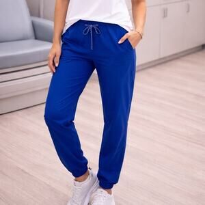 Jaanuu Blue Jogger Style Medical Scrubs NWT  3XL